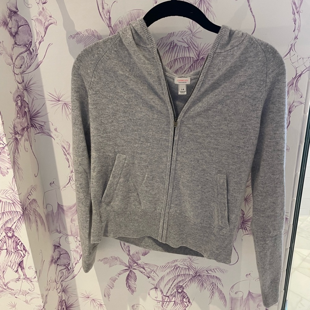 Cashmere zip up!